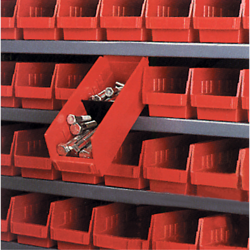 Bacs de rangement pour tablettes, 8-3/8" la x 4" H x 11-5/8" p, Bleu, Capacit&eacute; 30 lb Planification Entrepots Molloy