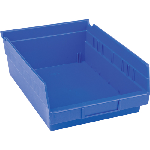 Bacs pour tablette en plastique, 8-3/8" la x 4" H x 11-5/8" p, Bleu, Capacit&eacute; 15 lb Planification Entrepots Molloy