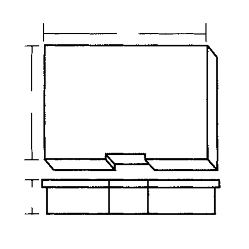 Boîte &agrave; compartiments, Plastique, 15-1/2" la x 11-3/4" p, 2-1/2" h, Gris Planification Entrepots Molloy