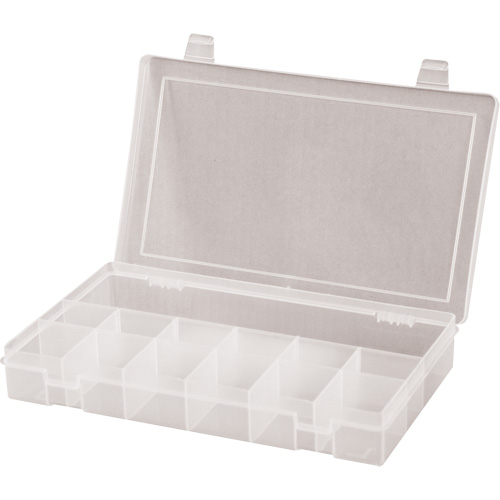 Compact Compartment Cases, 6.75" W x 11" D x 1.75" H, 13 Compartments Planification Entrepots Molloy