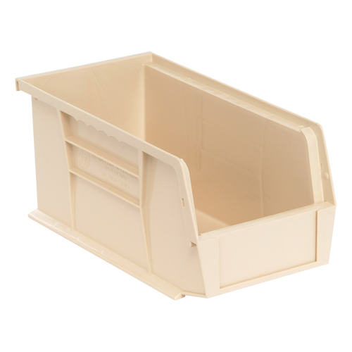 Ultra Stack & Hang Bin, 5-1/2" W x 5" H x 10-7/8" D, Ivory Planification Entrepots Molloy