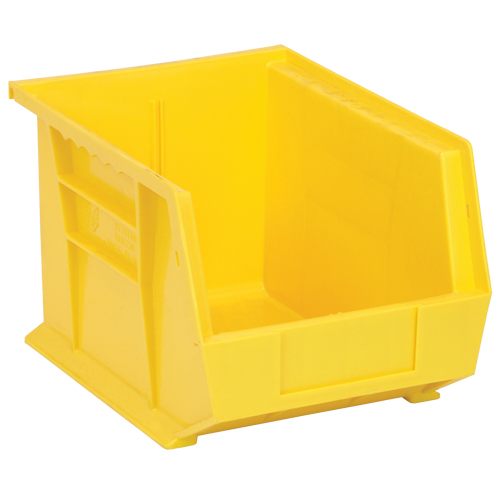 Ultra Stack & Hang Bin, 8-1/4" W x 7" H x 10-3/4" D, Yellow Planification Entrepots Molloy
