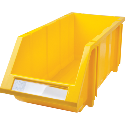 Bac empilable & &agrave; suspendre, 7-7/8" la, 7" h x 17-11/16" p, Jaune Planification Entrepots Molloy