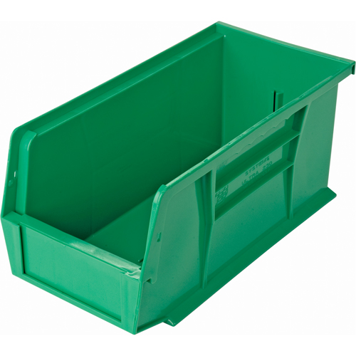Ultra Stack & Hang Bin, 5-1/2" W x 5" H x 10-7/8" D, Green Planification Entrepots Molloy
