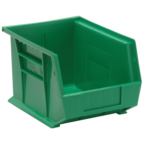 Ultra Stack & Hang Bin, 8-1/4" W x 7" H x 10-3/4" D, Green Planification Entrepots Molloy