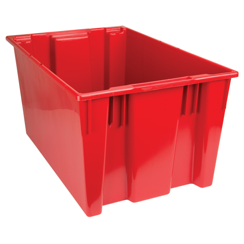 Contenants Stack & Nest, 15" x 29,5" x 19,5", Rouge Planification Entrepots Molloy