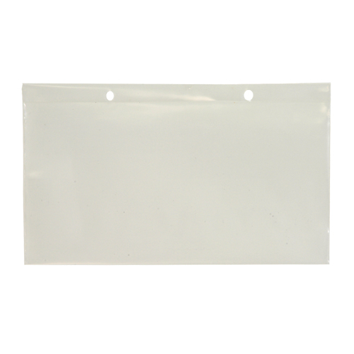 Support clair pour &eacute;tiquette, &agrave; pression, 5" lo x 8" la Planification Entrepots Molloy