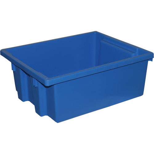Contenants De Rangement Stack-N-Nest, 6" x 15,25" x 12,25", Bleu Planification Entrepots Molloy