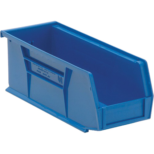 Bacs ultra empilable & suspendable, 4-1/8" la, 4" h x 10-7/8" p, Bleu Planification Entrepots Molloy
