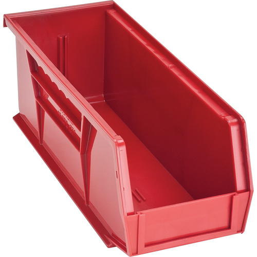 Ultra Stack & Hang Bin, 4-1/8" W x 4" H x 10-7/8" D, Red Planification Entrepots Molloy
