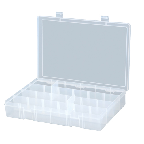Compact Compartment Cases, 13.125" W x 2.3125" D x 9" H, 24 Compartments Planification Entrepots Molloy