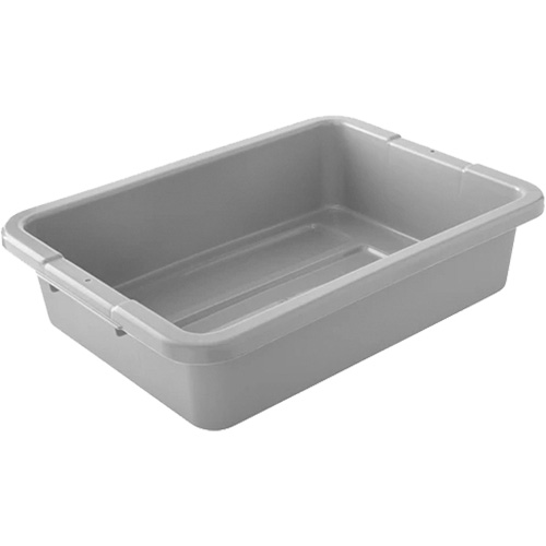 Boîtes utilitaires - Gris, 5" ha x 15" p x 20" lo, Plastique, Gris Planification Entrepots Molloy