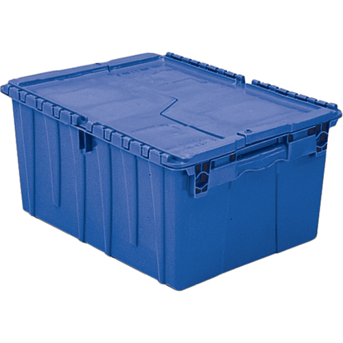 Contenants de distribution Flipak en plastique poly&eacute;thyl&egrave;ne (PE), 11,8" x 9,8" x 7,7", Bleu Planification Entrepots Molloy