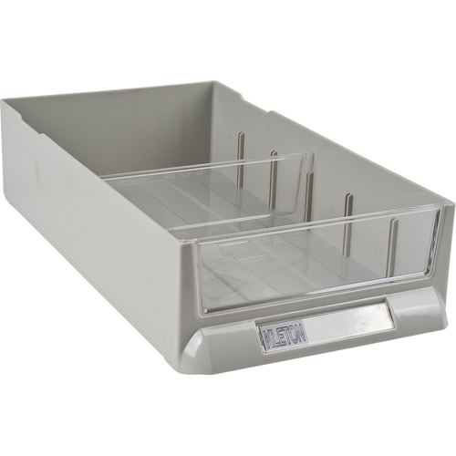 Tiroir de rechange pour armoires de pi&egrave;ces KPC-100, Plastique, 6-3/8" la x 11-3/10" p, 2-11/16" h, Gris Planification Entrepots Molloy