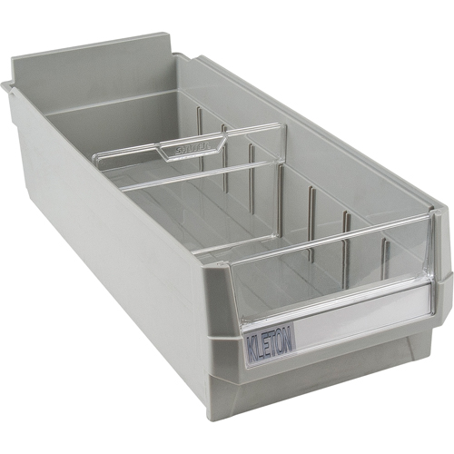Replacement Drawer for KPC-HD Heavy-Duty Parts Cabinets, Plastic, 6-1/2" W x 14-4/5" D x 4" H, Grey Planification Entrepots Molloy