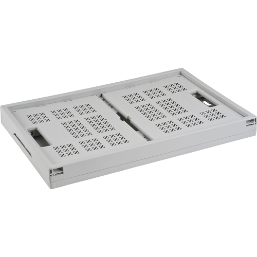 Bac repliable, 21" lo x 14" la x 10,5" h, Gris Planification Entrepots Molloy