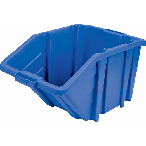 Jumbo Plastic Bin, 15-1/2" W x 13" H x 25" D, Blue, 200 lbs. Capacity Planification Entrepots Molloy