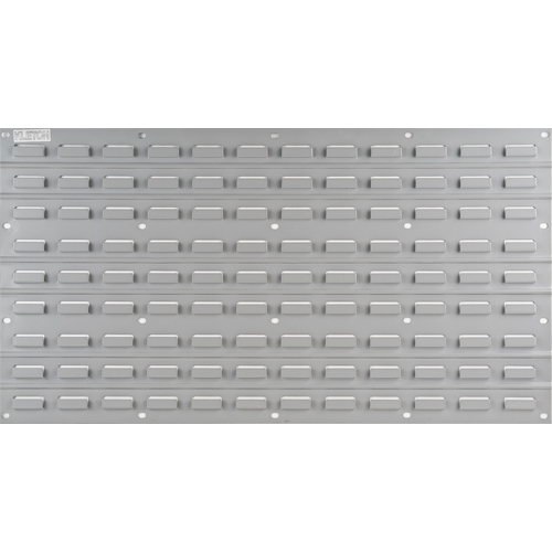 Panneau perfor&eacute; en m&eacute;tal pour bacs, 32 bacs, 36" la x 1/8" p x 19" h Planification Entrepots Molloy