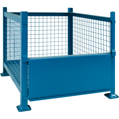 Bulk Stacking Containers, 34.5" W x 40.5" D x 30" H, 3000 lbs. Capacity Planification Entrepots Molloy