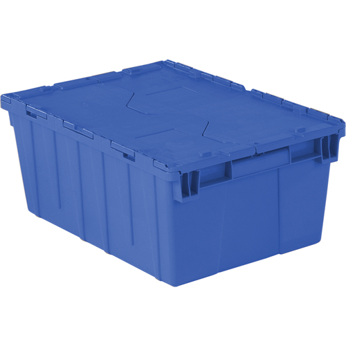 Contenants de distribution Flipak en plastique poly&eacute;thyl&egrave;ne (PE), 21,9" x 15,2" x 9,3", Bleu Planification Entrepots Molloy
