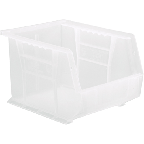 Clear-View Ultra Stack & Hang Bin, 8-1/4" W x 7" H x 10-3/4" D, Clear Planification Entrepots Molloy