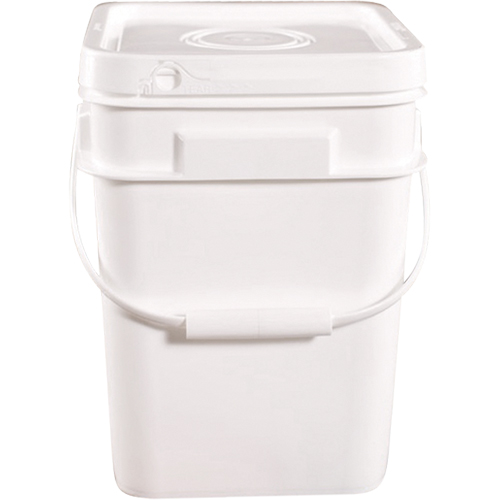 Seau carr&eacute;, Plastique, 4 gal. Planification Entrepots Molloy