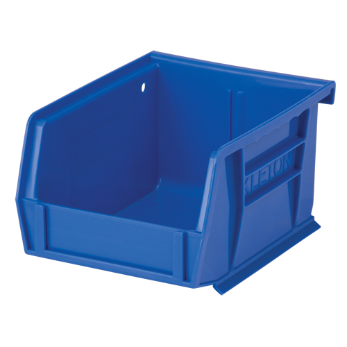 Stack & Hang Bin, 4-1/8" W x 3" H x 5-3/8" D, Blue Planification Entrepots Molloy