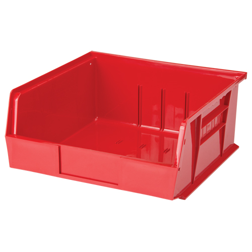 Bac empilable & &agrave; suspendre, 11" la, 5" h x 10-7/8" p, Rouge Planification Entrepots Molloy