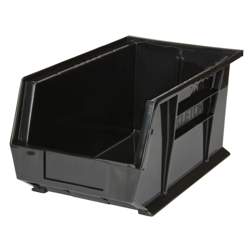 Stack & Hang Bin, 8-1/4" W x 7" H x 14-3/4" D, Black Planification Entrepots Molloy