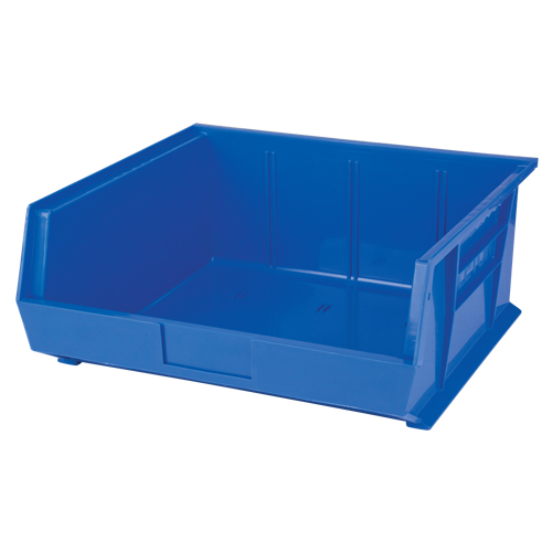 Stack & Hang Bin, 16-1/2" W x 7" H x 14-3/4" D, Blue Planification Entrepots Molloy