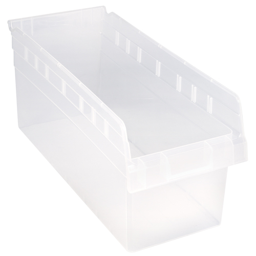 Bacs pour &eacute;tag&egrave;re Store-Max, 8-3/8" la x 8" H x 17-7/8" p, Transparent, Capacit&eacute; 56 lb Planification Entrepots Molloy