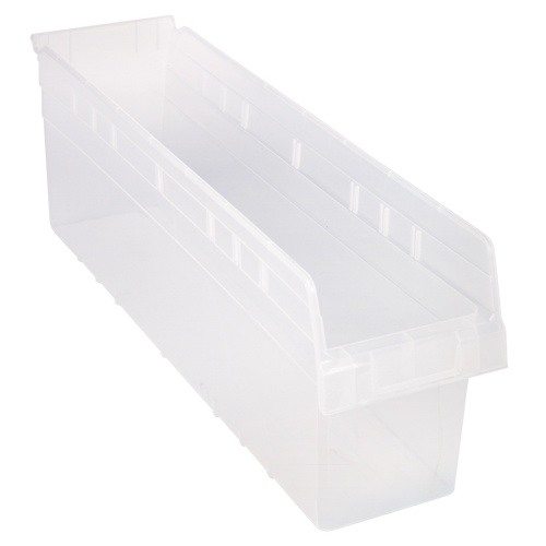 Bacs pour &eacute;tag&egrave;re Store-Max, 6-5/8" la x 8" H x 23-5/8" p, Transparent, Capacit&eacute; 68 lb Planification Entrepots Molloy
