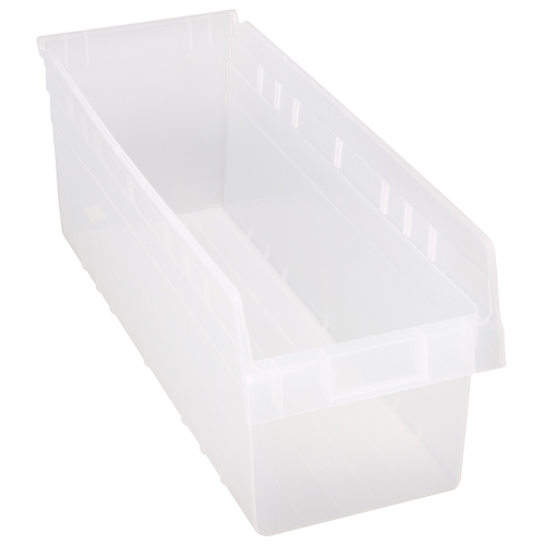 Bacs pour &eacute;tag&egrave;re Store-Max, 8-3/8" la x 8" H x 23-5/8" p, Transparent, Capacit&eacute; 68 lb Planification Entrepots Molloy
