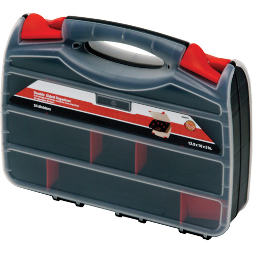 Plastic Compartment Box, 10.25" W x 12.25" D x 3" H, 32 Compartments Planification Entrepots Molloy