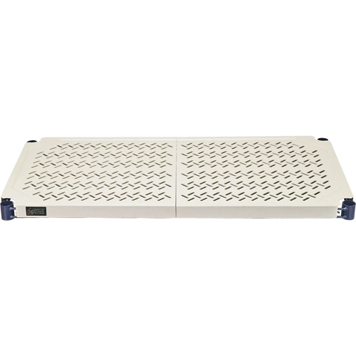 Wire Shelving Unit with Plastic Shelves, Wire Frame with Plastic Shelves, Boltless, 600 lbs. Capacity, 30" W x 72" H x 24" D Planification Entrepots Molloy