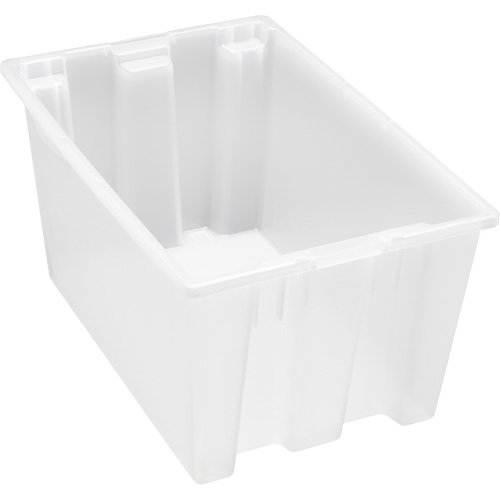 Contenant robuste Stack & Nest, 15" x 19,5" x 29,5", Transparent Planification Entrepots Molloy
