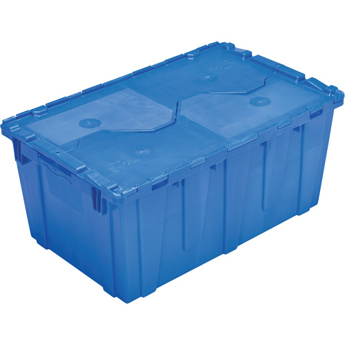 FP243C FliPak Nestable Tote, 26.9" x 16.9" x 12.1", Blue Planification Entrepots Molloy