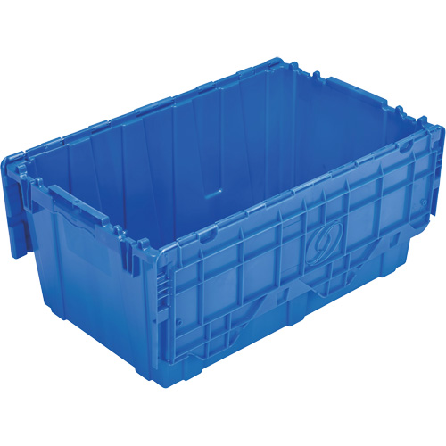 FP243C FliPak Nestable Tote, 26.9" x 16.9" x 12.1", Blue Planification Entrepots Molloy