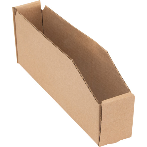 Boîtes profondes en carton ondul&eacute;, 1-15/16" la x 11-1/4" p x 4-1/2" h, Beige Planification Entrepots Molloy