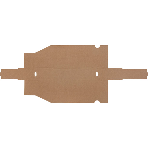 Boîtes profondes en carton ondul&eacute;, 1-15/16" la x 11-1/4" p x 4-1/2" h, Beige Planification Entrepots Molloy