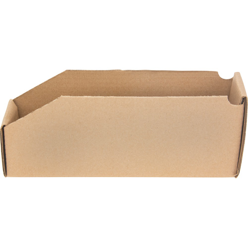 Boîtes profondes en carton ondul&eacute;, 2-7/8" la x 11-1/4" p x 4-1/2" h, Beige Planification Entrepots Molloy