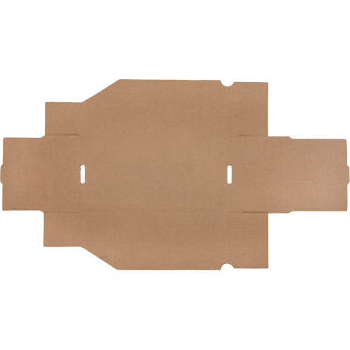 Boîtes profondes en carton ondul&eacute;, 5-3/4" la x 11-1/4" p x 4-1/2" h, Beige Planification Entrepots Molloy
