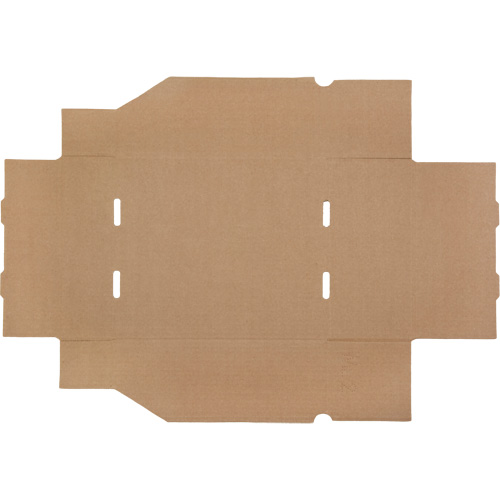 Boîtes profondes en carton ondul&eacute;, 9-3/4" la x 11-1/4" p x 4-1/2" h, Beige Planification Entrepots Molloy