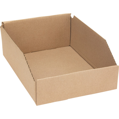 Boîtes profondes en carton ondul&eacute;, 8-3/4" la x 11-1/4" p x 4-1/2" h, Beige Planification Entrepots Molloy