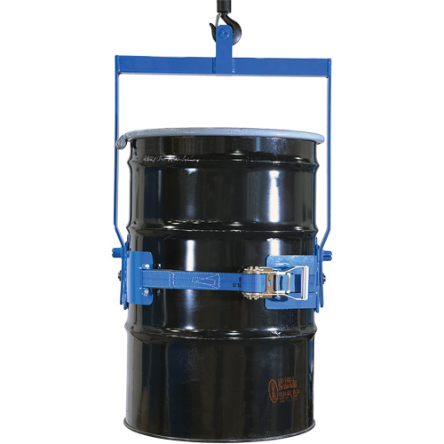 Ensemble de l&egrave;ve-baril manuel inclinable, Baril de 55 gal. US (45 gal. imp.), Capacit&eacute; 800 lb/363 kg Planification Entrepots Molloy