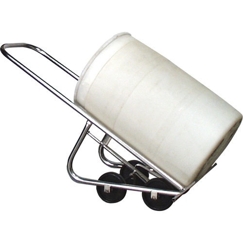 Diables pour baril &agrave; usage multiple, Fabriqu&eacute; en Acier inoxydable, 25 - 55 gal. US (20 - 45 gal. imp.) Planification Entrepots Molloy