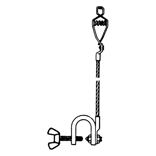 Light-Duty Bonding & Grounding Wire Assemblies - Alligator Clip & Small C-Clamps Planification Entrepots Molloy