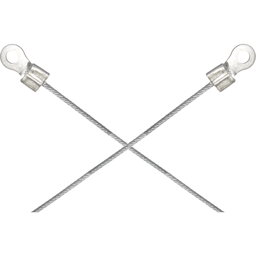 Assemblages l&eacute;gers de cables de masse et de mise &agrave; la terre - Deux raccordements a/borne d'extr&eacute;mit&eacute; de 1/4" Planification Entrepots Molloy