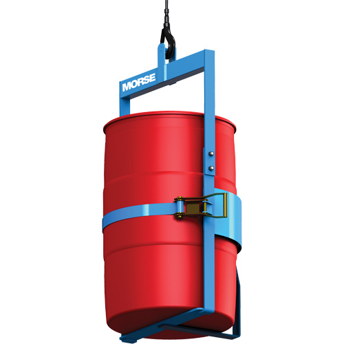Appareil de levage pour baril avec crochet sur le dessous, Cap. 1000 lb/454 kg Planification Entrepots Molloy