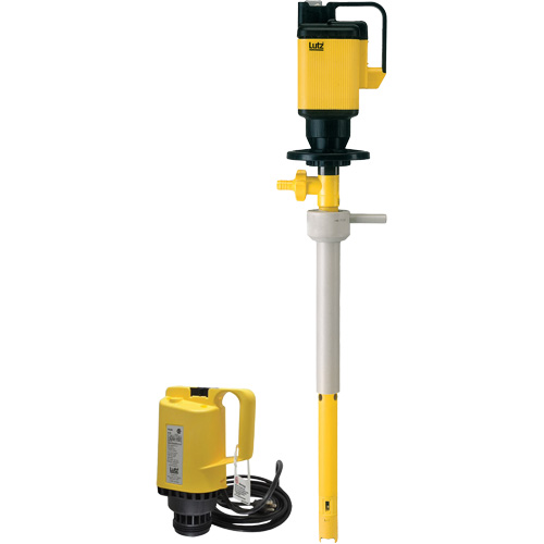 Electric Drum Pumps, Polypropylene, 24 GPM Planification Entrepots Molloy